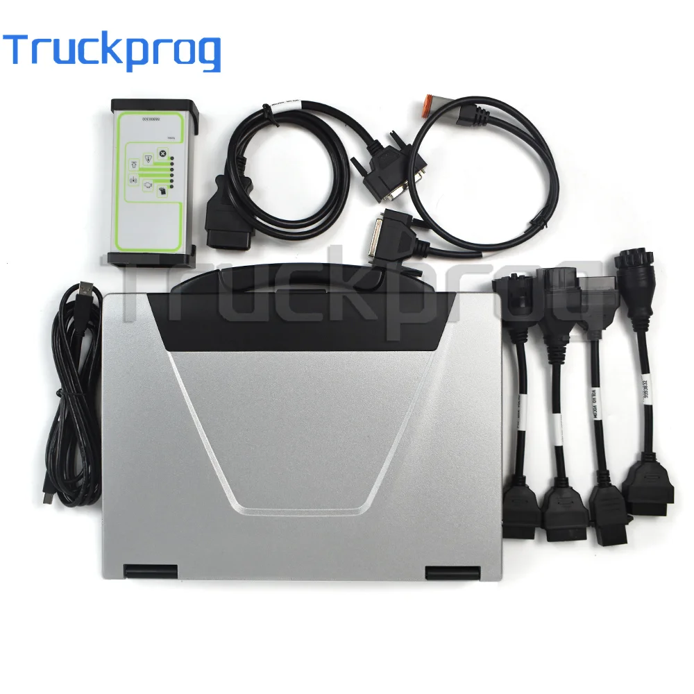 PTT 2.8 Dev2 for Developer Tool Vocom Y1 88890300 VCADS For Truck Construction Diagnostic Tool +CF52 Laptop