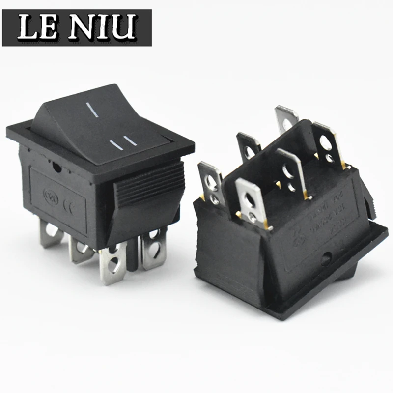 Saklar Rocker Putih Kcd4 16 Amp 250 Volt 6 Pin ON/OFF