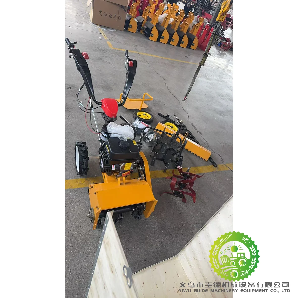 Self-Propelled Handheld Rotary Soil Tilling Weeding Machine Farm Garden Tool Motor Gear Gearbox for Removing Grass Roots Ground