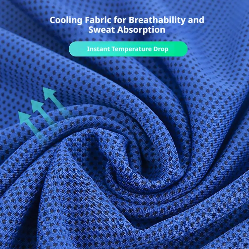 Cooling Towel with Bottle Instant Cooling Quick Dry Sports Gym Fitness Ice Towel for Running Travel Yoga Dropshipping