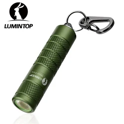 Mini linterna LED EDC, linterna de cola magnética de alta potencia, lámpara de Camping al aire libre, iluminación de pesca, zorro plateado