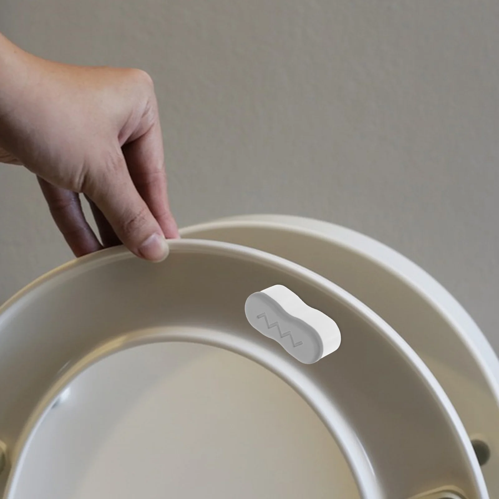 4 قطعة منصات مصدات مقعد المرحاض رمادي وسادة مريحة غطاء المرحاض كواتم الصوت الحد من الضوضاء عدم الانزلاق للحمام المنزل