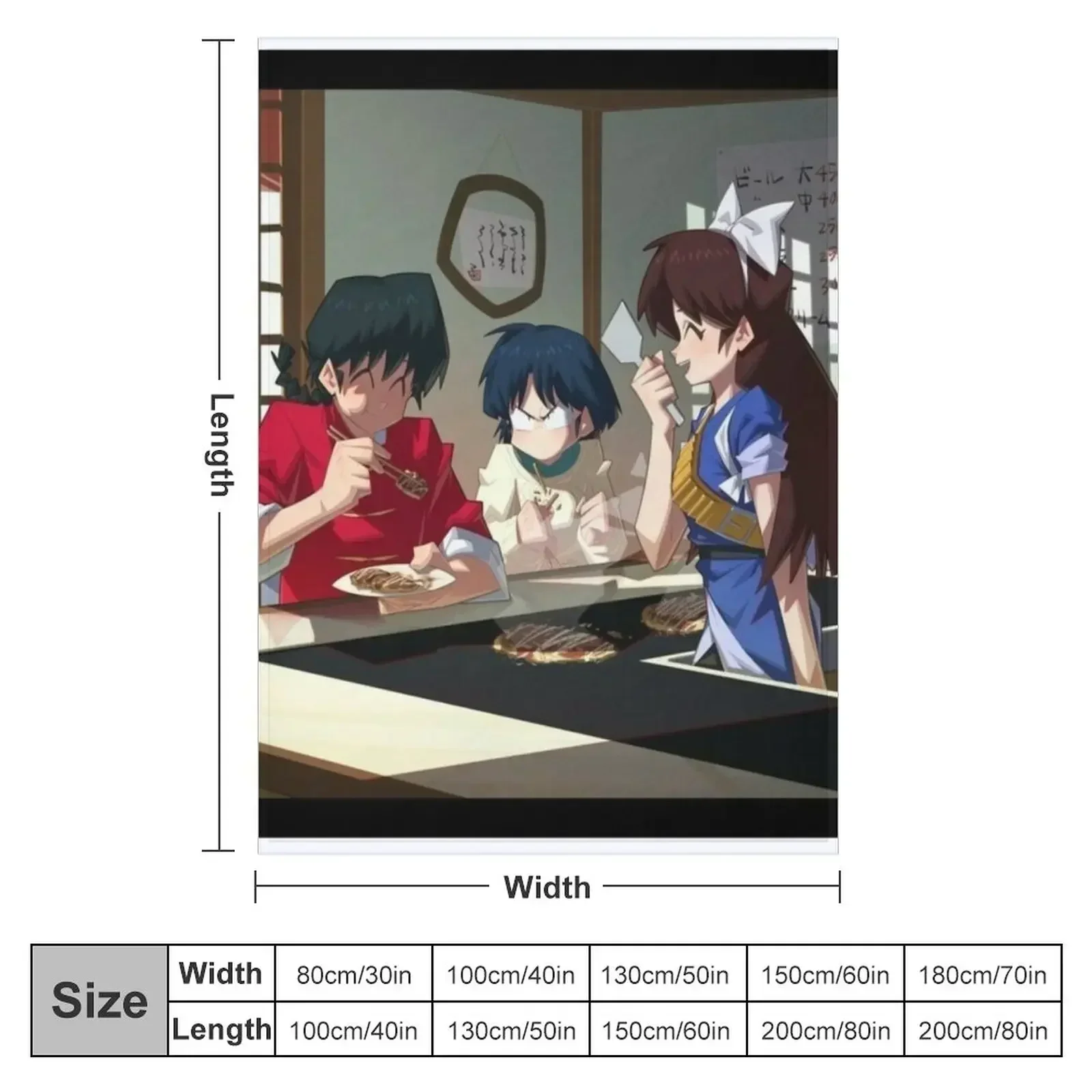Ranma 1/2 Throw Blanket Luxury Thicken Sofa Throw Decorative Beds Blankets
