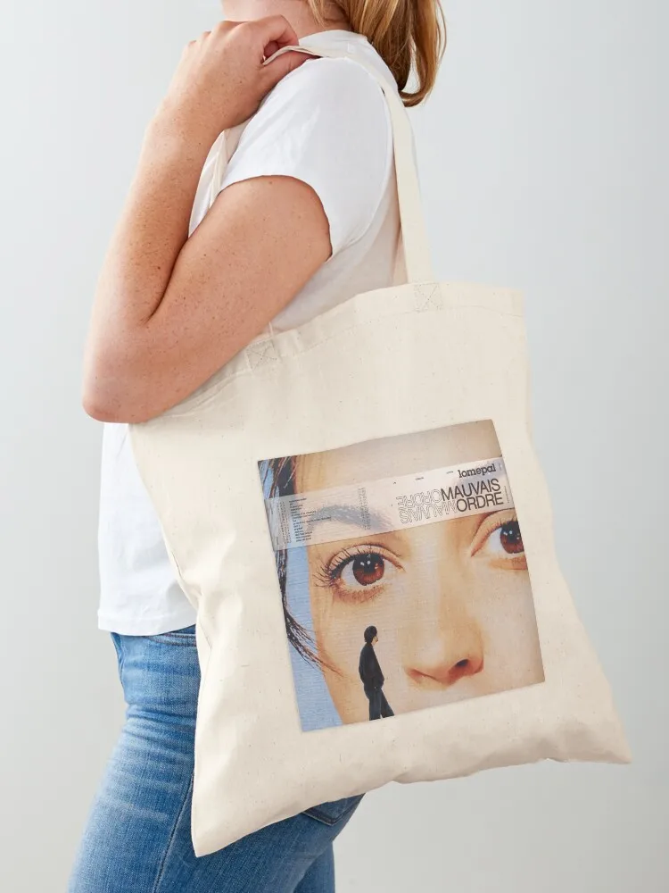 Lomepal Mauvais Ordre Tote Bag torby dla kobiet torba na ramię ekran Przenośna torba na zakupy damska Canvas Tote