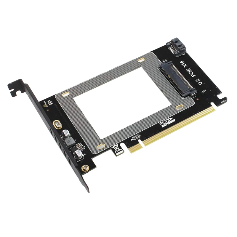 PCI-E Riser 3.0 4X X16 To U.2 SFF-8639 Adapter Nvme Pcie SSD PCI-E To U2 Card M.2 NGFF 2.5 Inch SSD To PCI-EX16