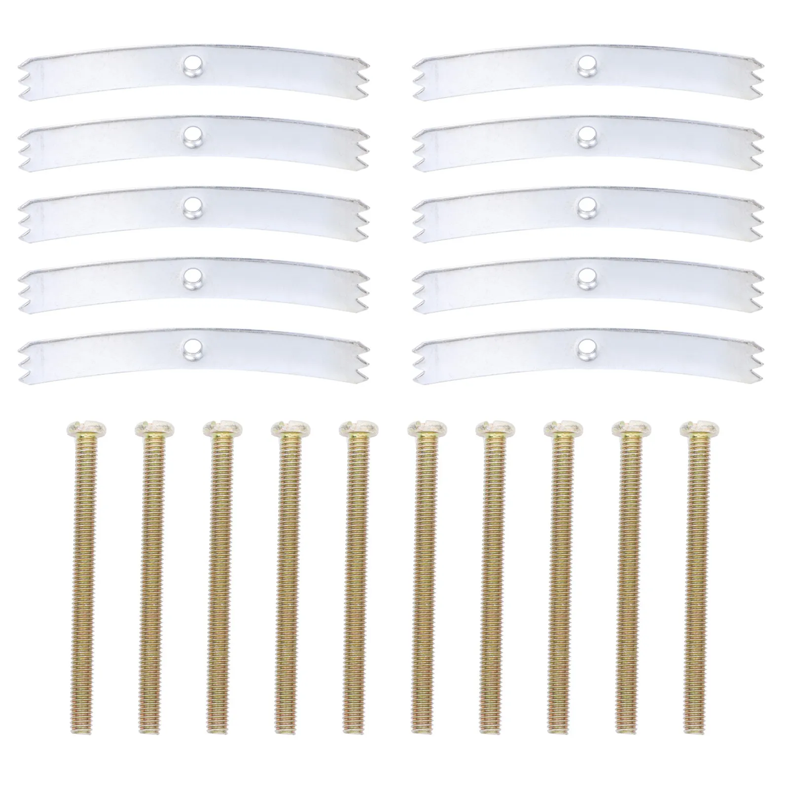 20Pcs Socket Repair Cassette for 86 Type Boxes Galvanized Iron Mounting Screw Hook Set Prevents Looseness Saves Space Fast Easy