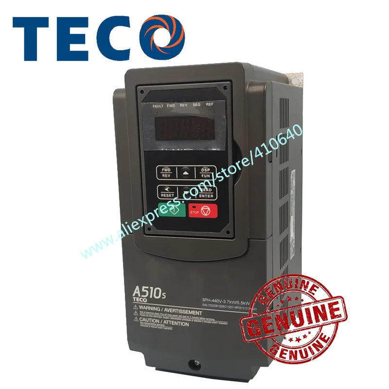 1 Piece TECO A510 Series Frequency Converter A510-4005-SE3C 4008 4010 4015 4020 4025 4030 5.5KW t0 22KW Frequency Transformer