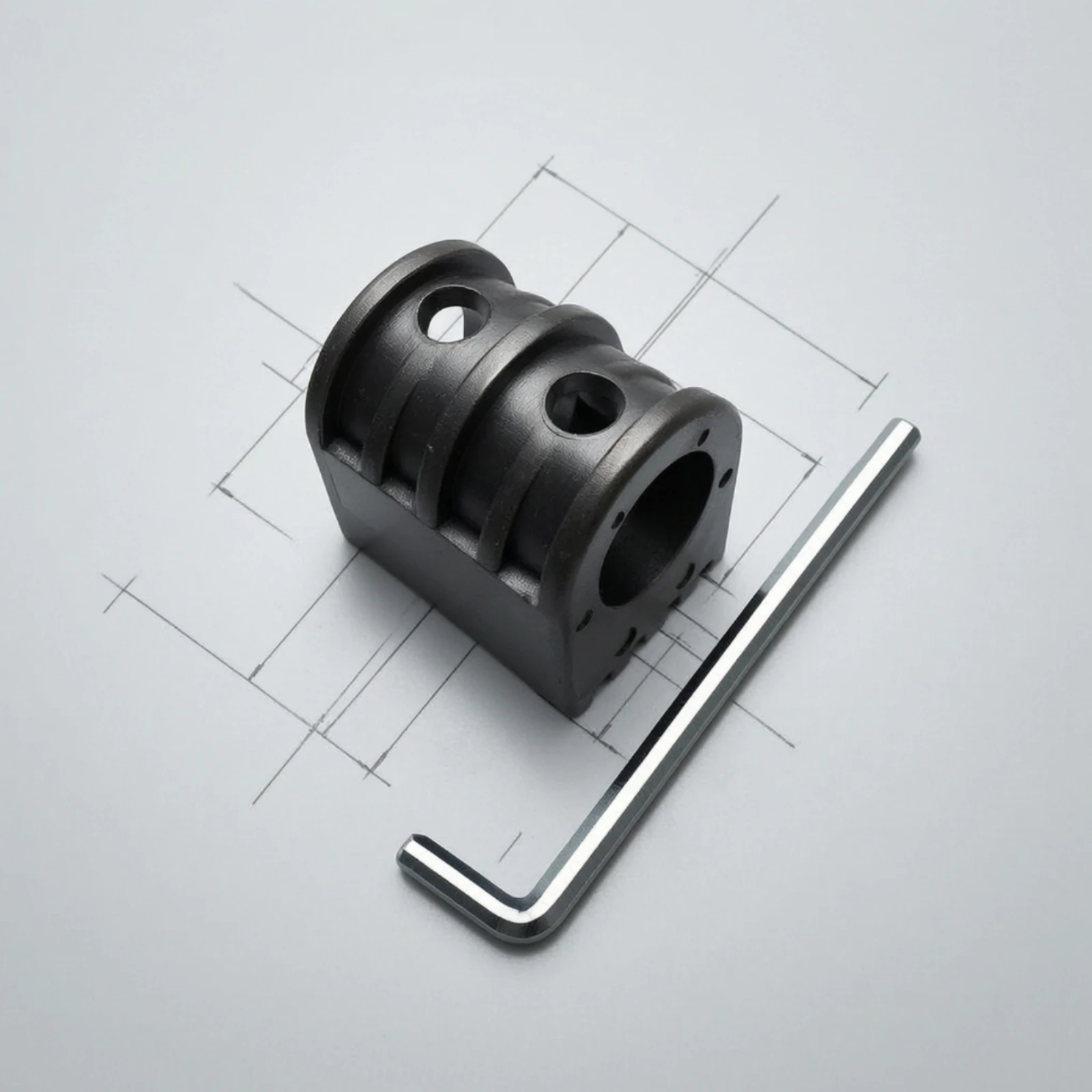 Bike Seat Fixing Block Long-Lasting Stationary Bike Seat Connector Saddle Clamp Strong Easy to Install for Home Gym