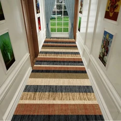 Modern Abstract Corridor Carpet Runner Fashionable Light Luxury Hall Aisle Rug Non-slip Washable Lobby Passageway Mats Custom ëŽę·ļ