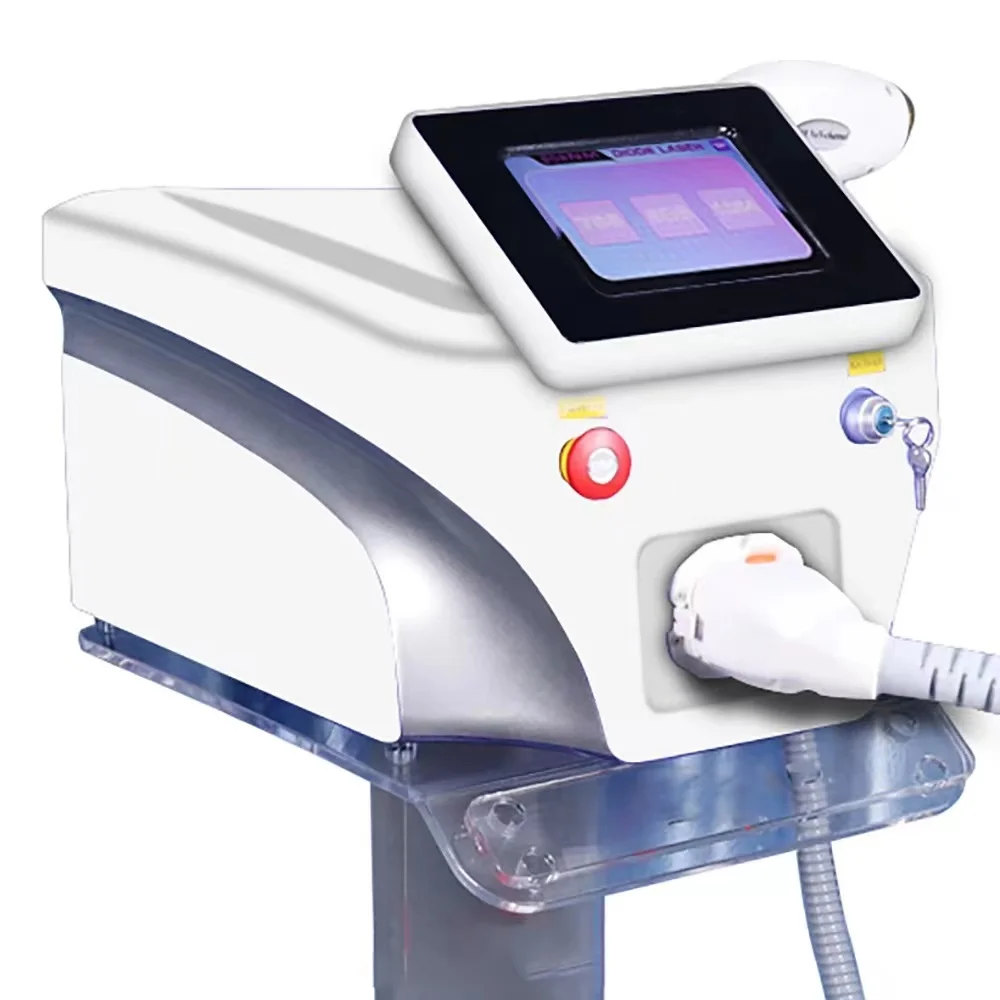 Diode Laser 755 808 1064nm Multi Wavelengths Hair Removal Machine Cooling Head Painless Laser Epilator Face Body Hair Removal