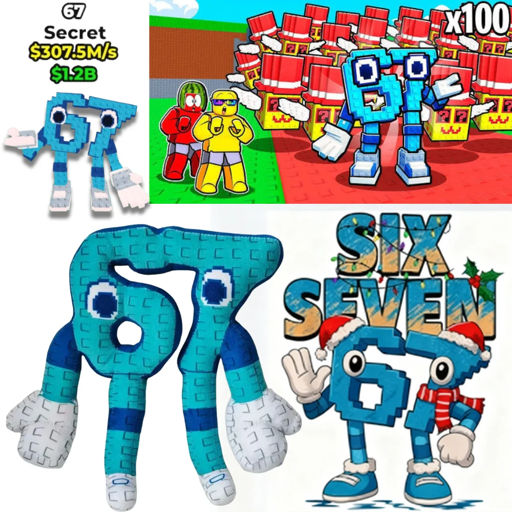 

ГОРЯЧАЯ STEAL A BRAINROT, распродажа, плюшевые игрушки, милая мягкая кукла, игровая периферия, кукла 67, кукла для девочек, подарки на день рождения, Рождество, праздник