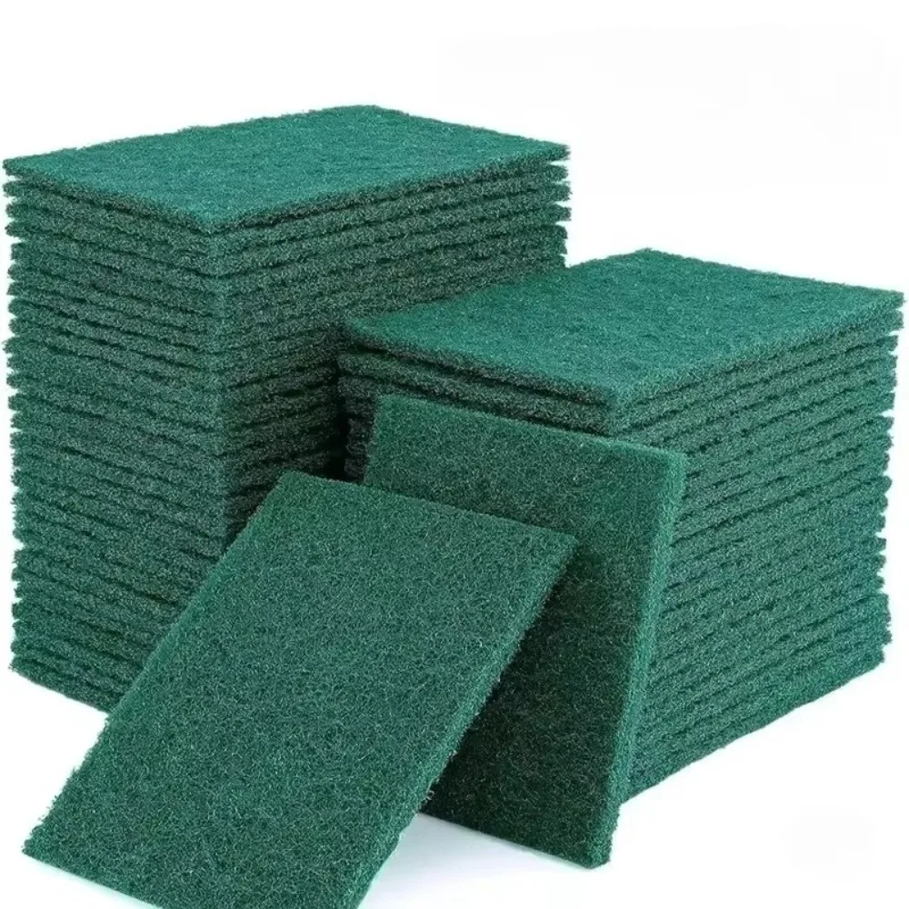 5/10 Pcs New Double Sided Scouring Pads Anti-scratch Reusable Scrub Pads Cleaning Oil Washable Dish Cloth Non-Stick Pans