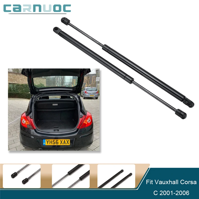 

2Pcs Liftgate Hatch Tailgate Lift Supports Strut For Vauxhall Corsa C 2001 2002 2003 2004 2005 2006 Car Accessories