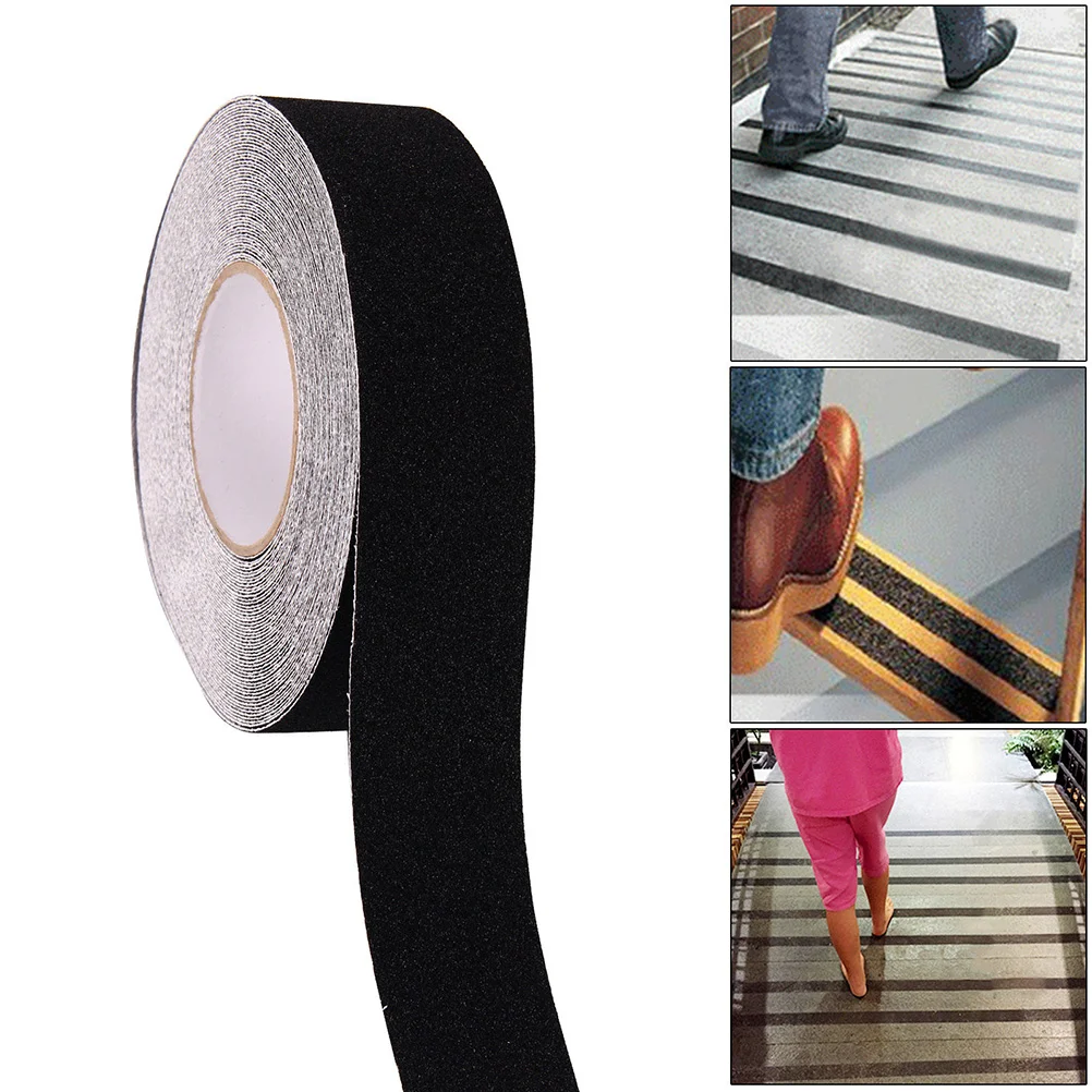 

15 M Waterproof Tape Non Adhesive Backed Anti Sticker Frosted Black Stair Strip