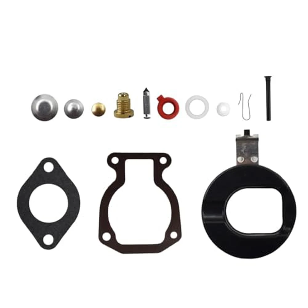 Carburetor Kit for Johnson 9.9HP and 15HP Outboard Engines 1974-1988 with Float Assembly Needle Valve and Gaskets