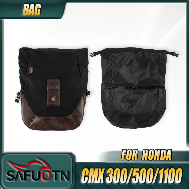 Quick Release Saddlebag Bag Motorcycle Side Tool Retro Bags for Honda Rebel CMX500 CMX300 CMX1100 2017-2025