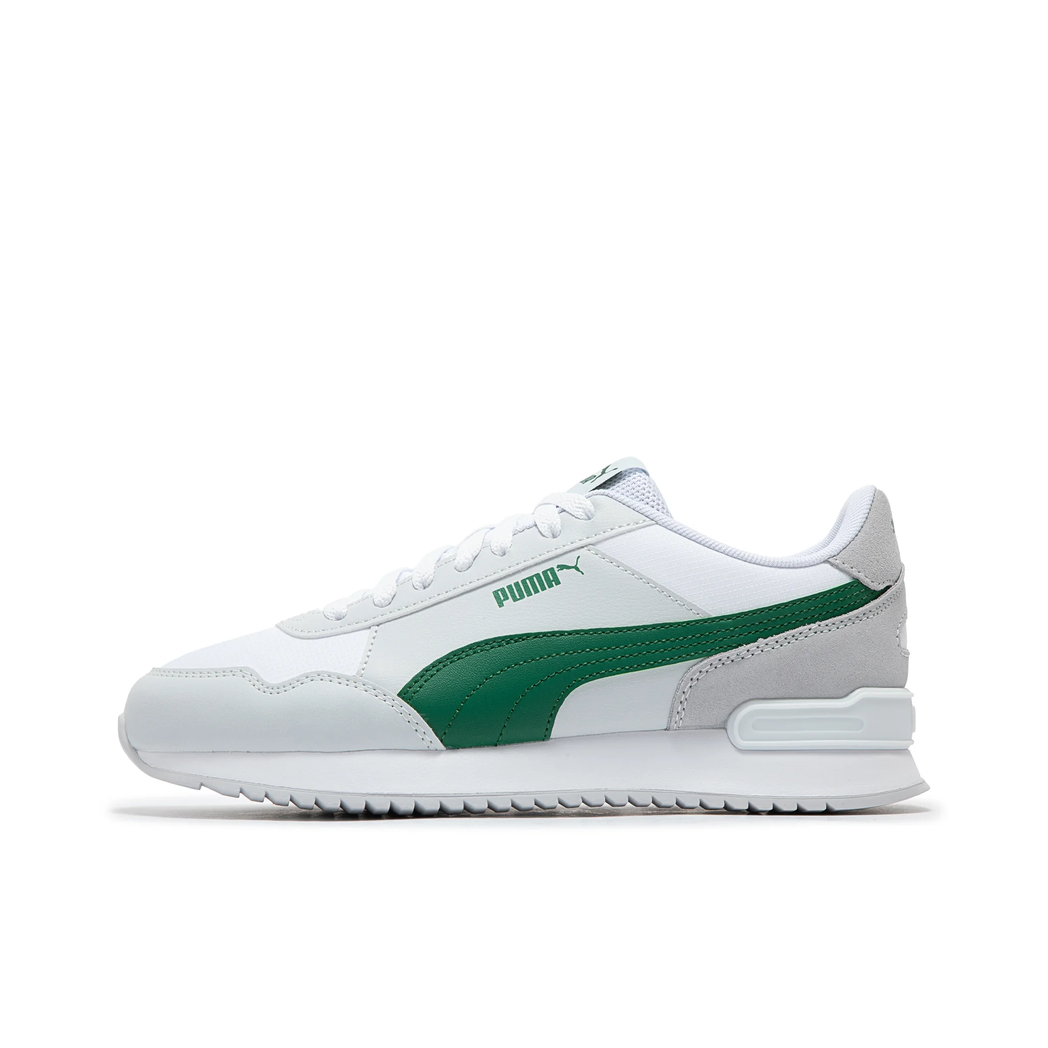 PUMA RETRO Low top Casual Shoes Unisex White Green 398405-03