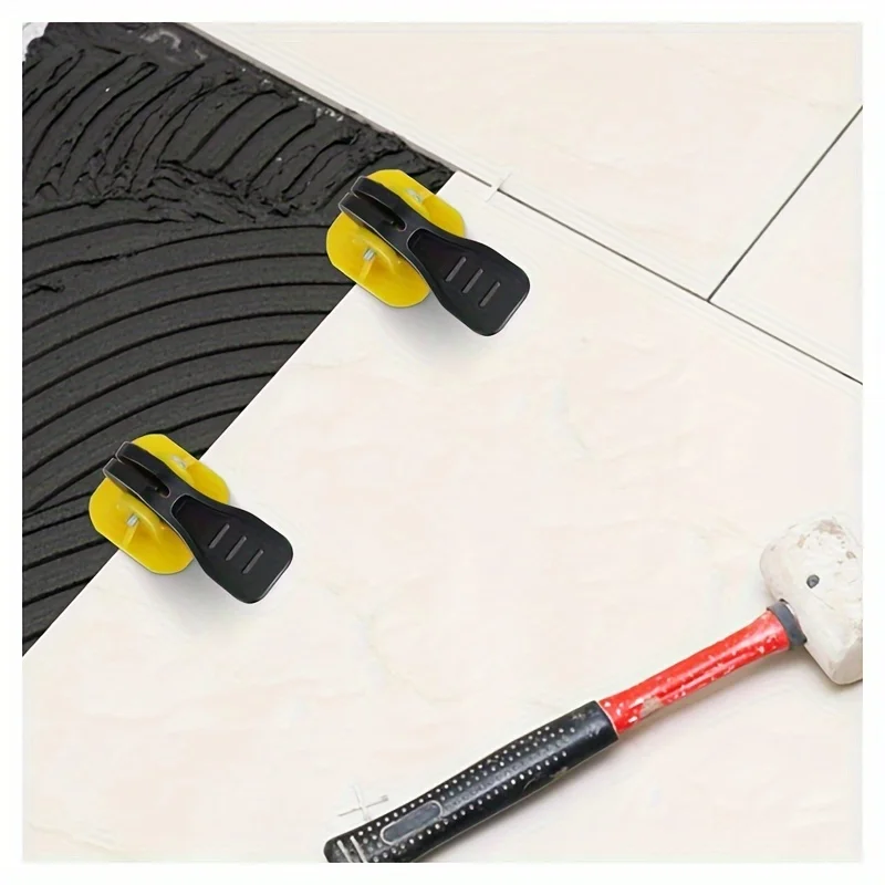 Комплект многоразовой системы выравнивания плитки из 50 предметов, идеально подходит для установки плитки и строительных проектов, зажимы для выравнивания плитки