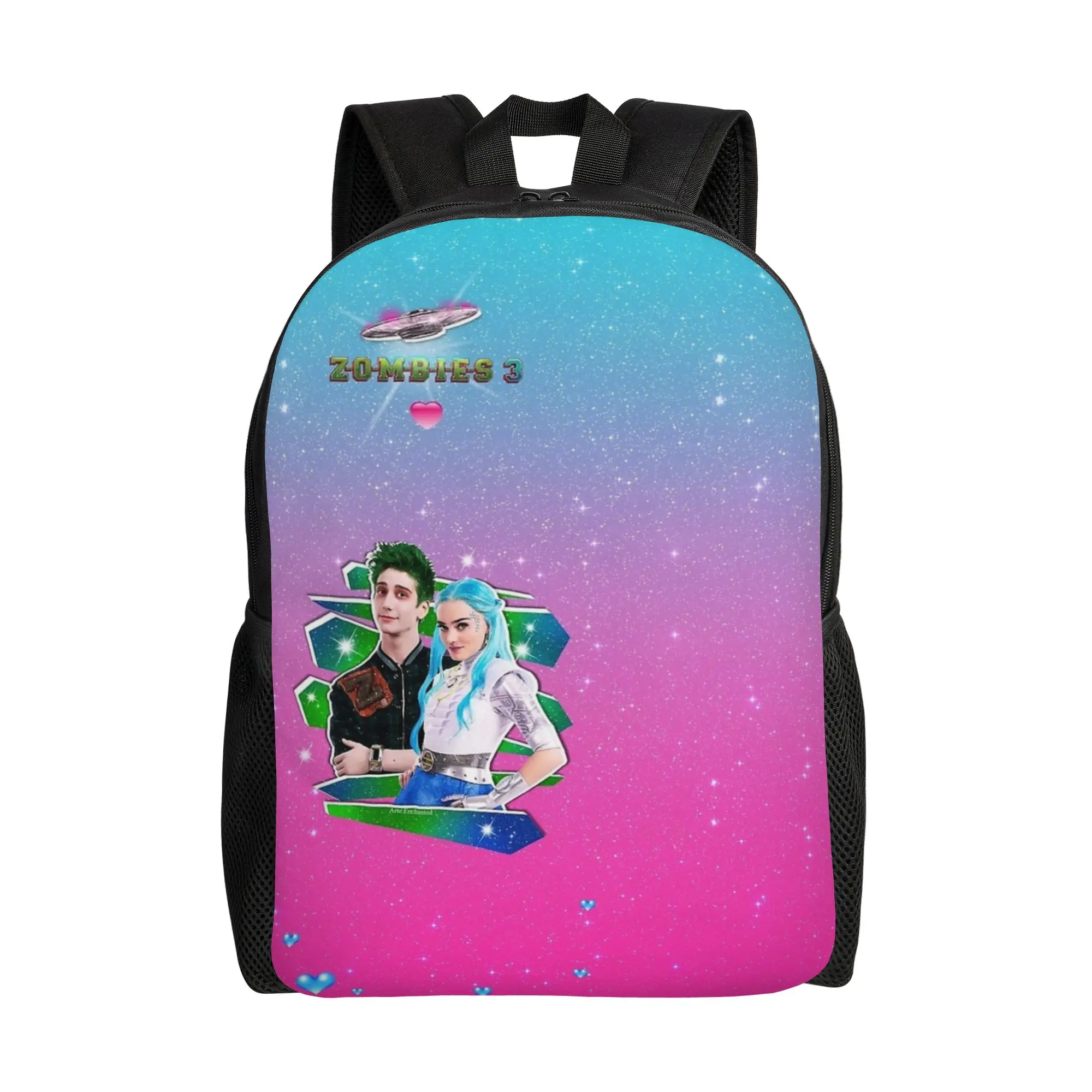 

Рюкзак Zombies Milo and Meg Zed and Addison с карманом, студенческий деловой рюкзак для мужчин и женщин, сумка через плечо для ноутбука