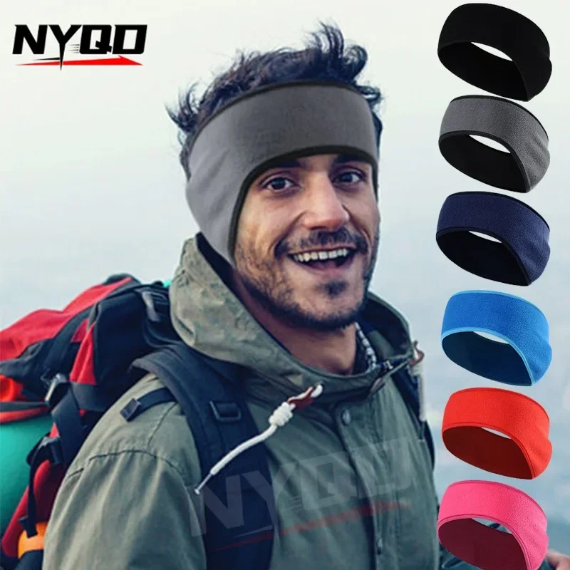 1Pcs Winter Fleece Earmuffs Cold Weather Ear Warmer Cover Cycling Ski Snowboard Outdoor Running Warm Ear Muff Headband Hair Band