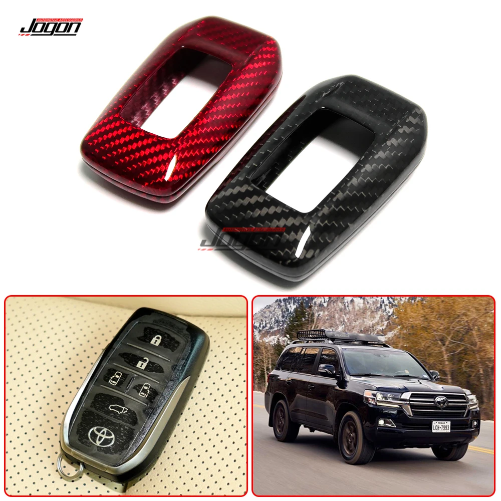 Key Cover For Toyota Land Cruiser 200 Series LC200 FJ200 2016 2017 2018 2019 2020 2021 Key Pretector Case Key Holder