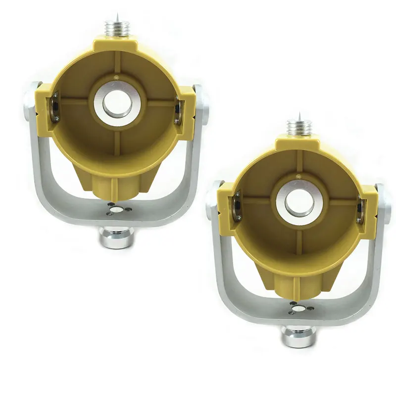 

2pcs NEW Yellow FOR TOTAL STATIONS Single Prism Holder stand Replace surveying tool Accessories