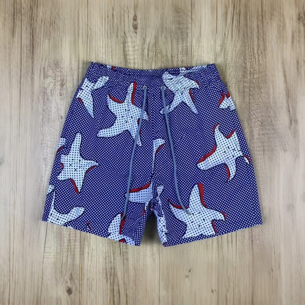 

Brand Men's Top Quality Summer Swimwear Elastic Beach Shorts with Mesh Quick-Drying Swimming Trunks & Surfing Boardshorts Pants