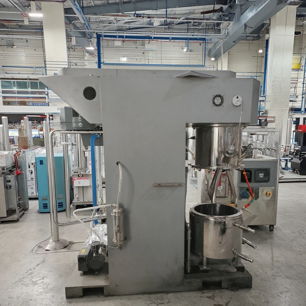 Double Planetary Mixer Industrial Use 30L Chemical Processing Mixer Vacuum Pump Temperature Control Low Noise