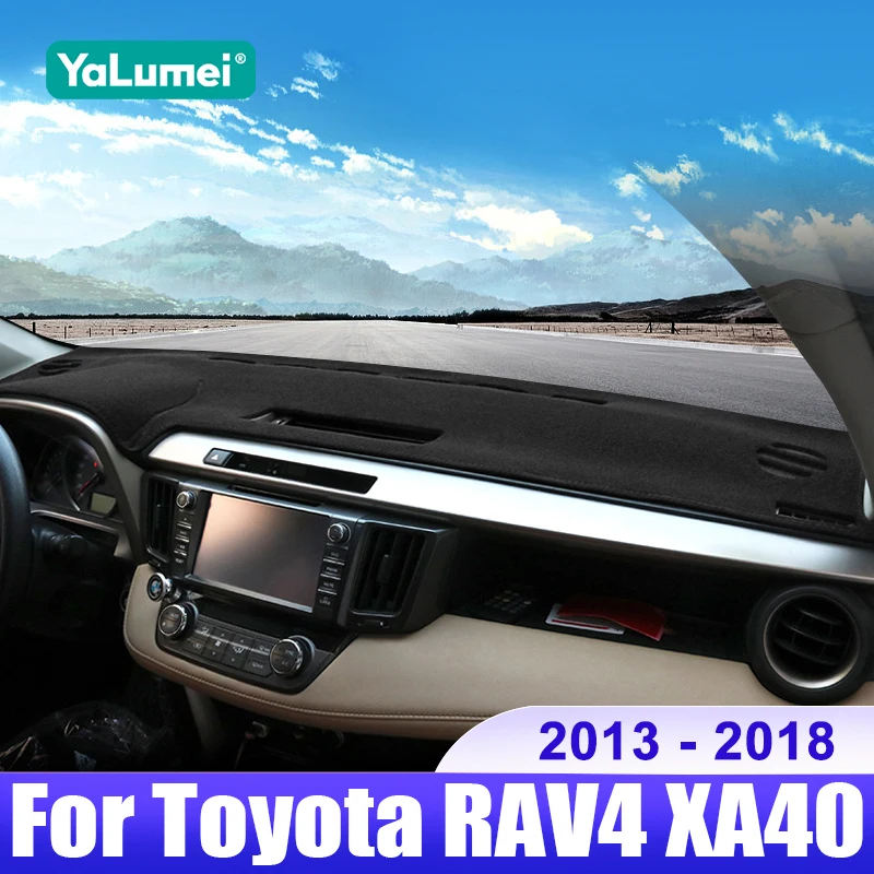 

For Toyota RAV4 XA40 2013 2014 2015 2016 2017 2018 RAV 4 Car Dashboard Cover Dash Mat Sun Shade Non-slip Pad Accessories
