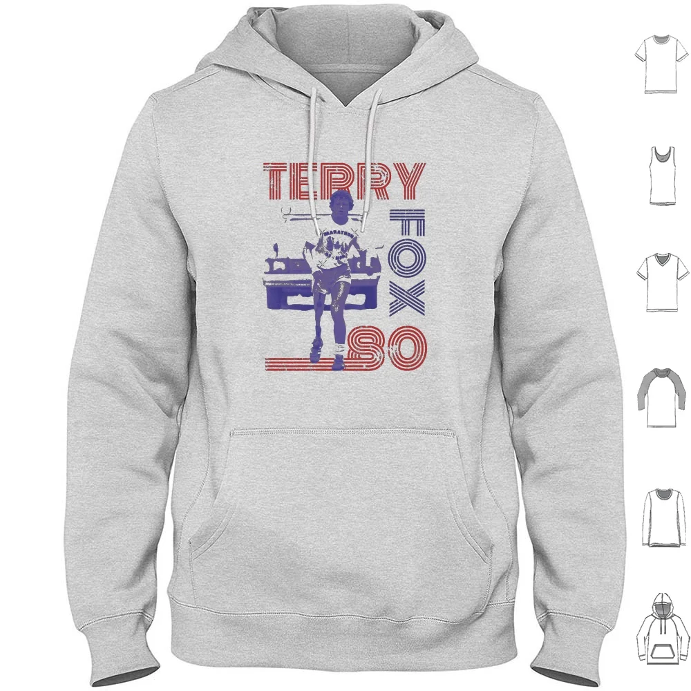 Marathon Hoodie cotton Long Sleeve Terry Fox Terry Fox Run Terry Fox Day 2020 Terry Fox Canadian Marathon Of Hope Terry Fox