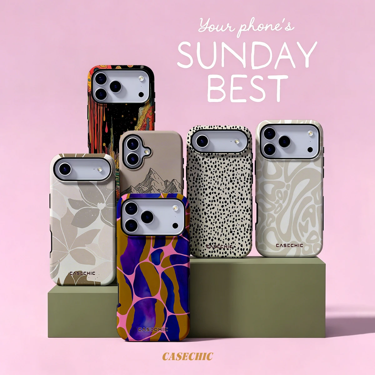 Neural Web Abstract For Samsung Galaxy S26 S25 S24 A56 A36 Phone Case Double-Layer Protection Cover for Women Girl CaseChic
