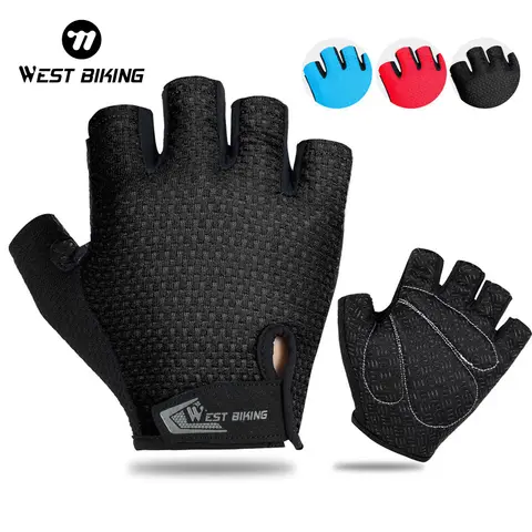 Half finger cycling gloves for men and women West Biking