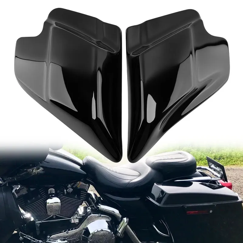 

Ярко-черный мотоциклетный боковой обтекатель аккумулятора, панель для Harley Touring Electra Street Glide Road King 1997-2008