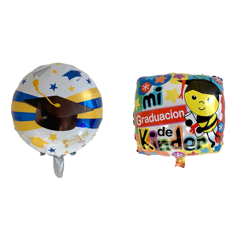 10 stücke spanische Abschluss folie Ballon 2024 Glückwunsch grad Luft Globos Zeremonie Happy Grad Party Dekorationen aufblasbare Lieferungen