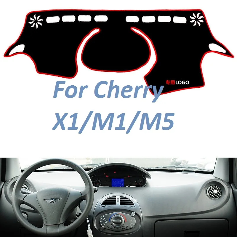 For  Cherry X1 M1 M5 Left Right Hand  Non Slip Dashboard Cover Mat Instrument Carpet Car Accessories