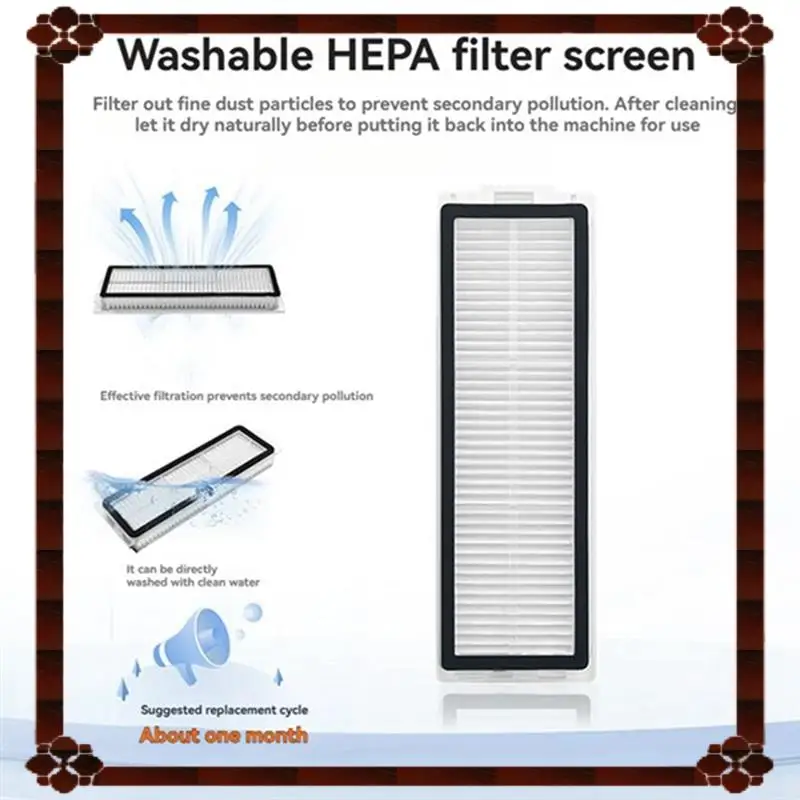 24-часовая доставка для Xiaomi Mijia M40S/OV31CN, аксессуары для пылесоса, 16 шт., основной ролик, боковая щетка, фильтр Hepa, подушечки для швабры D