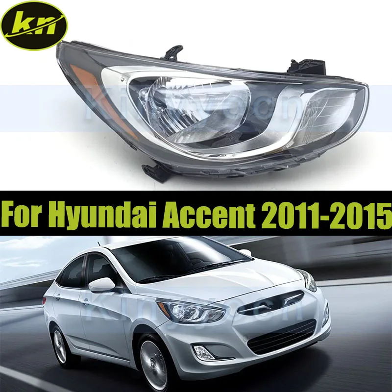 

US Version Headlight For Hyundai Accent 2011 2012 2013 2014 2015 Headlight Daytime Running Turn Signal Flashing Light