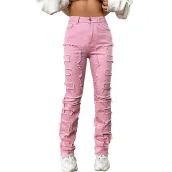 10 best sales Calça jeans feminina Stack - №6