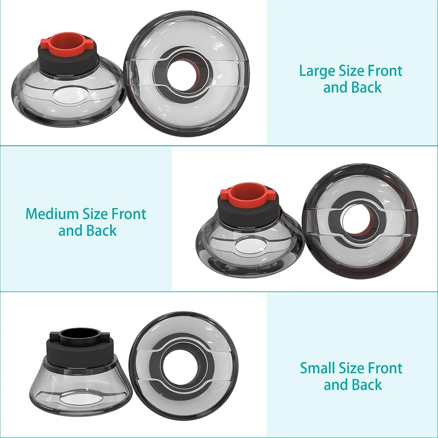 سماعات أذن V-MOTA Legend من السيليكون المتوافقة مع سماعة الرأس Poly Plantronics Voyager 5200 وVoyager 5210 وVoyager 5220 وUC B235