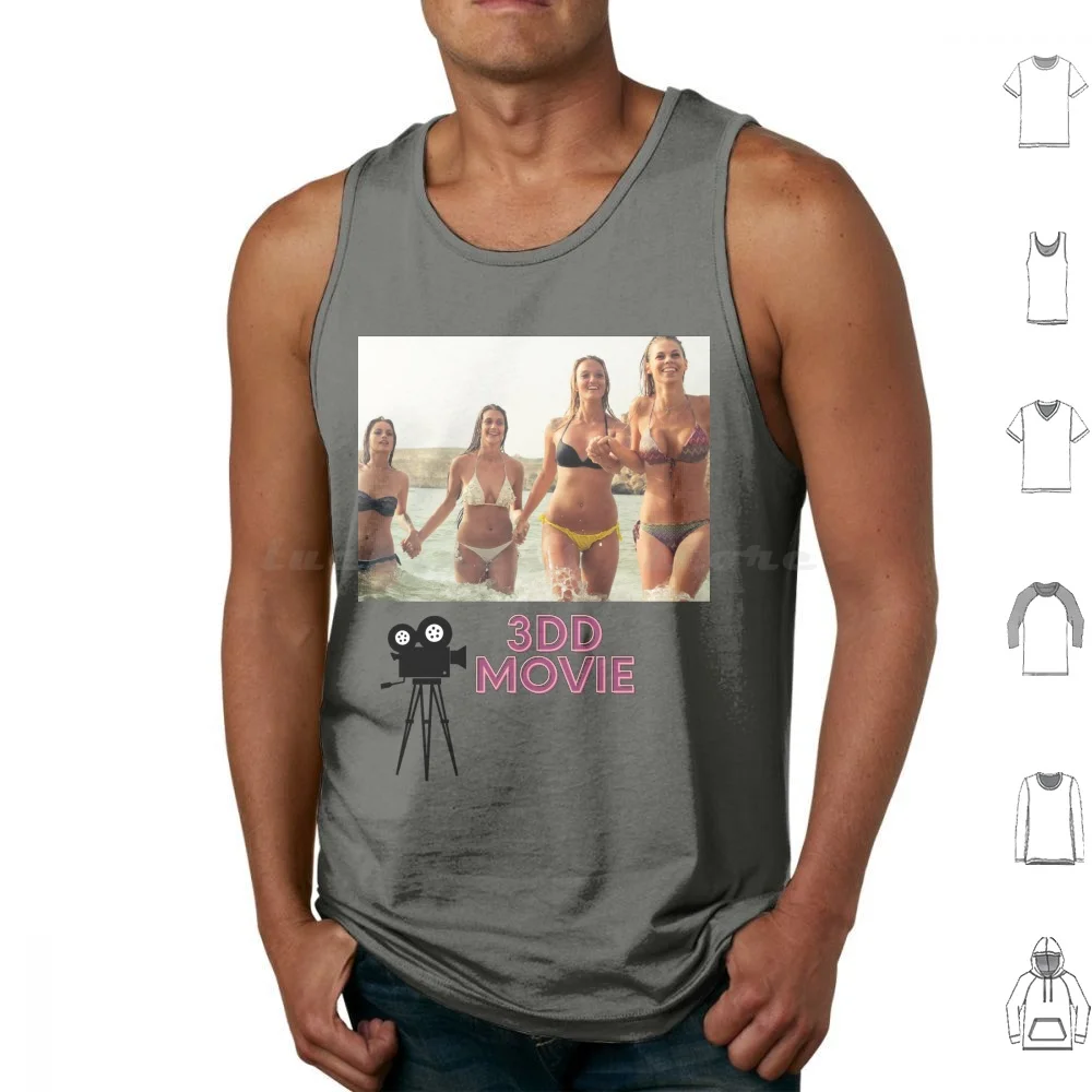 Fuzzy Chihuahua Funny Tank Tops Vest Sleeveless Boobs Big Boobs Sexy Anime Tits Hentai Cute Funny Big Kawaii Ecchi Hot Nsfw