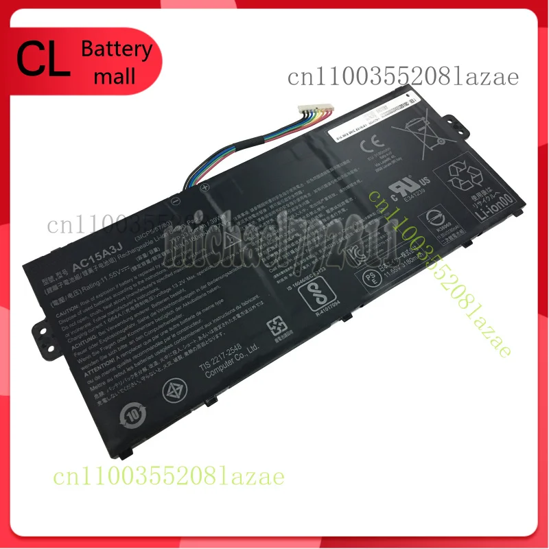 

Genuine AC15A3J Battery for Acer Chromebook R11 CB5-132T CB3-131 C738T AC15A8J