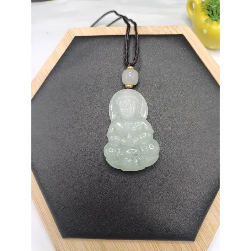 Boutique Tianshan Cuiguanyin Brand Jade Pendant, The Same for Men and Women