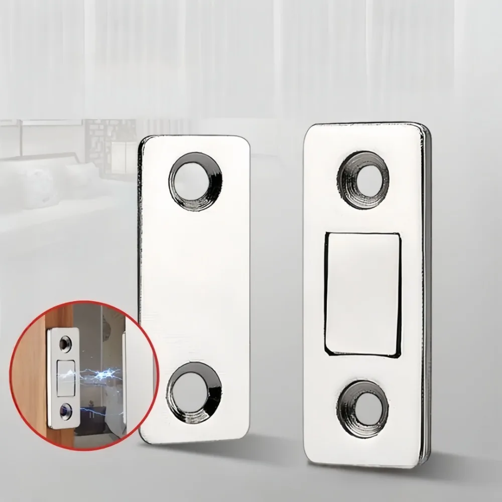 Perforated Invisible Ultra Thin Strong Magnetic Door Suction Used for Wardrobe Cabinet Door Drawer Magnetic Suction Lock Buckle