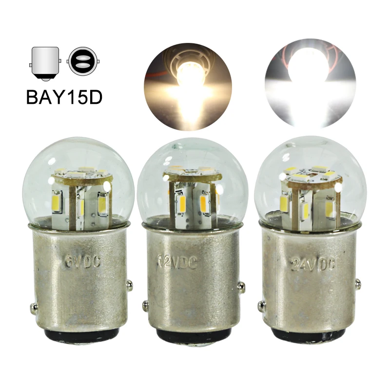 

Led Light On Car 1157 P21/5W BAY15D Mini S25 2W 6V 12v 24V 36V 48v Truck Auto Backup Reverse Bulb Daytime Running Signal Lamp