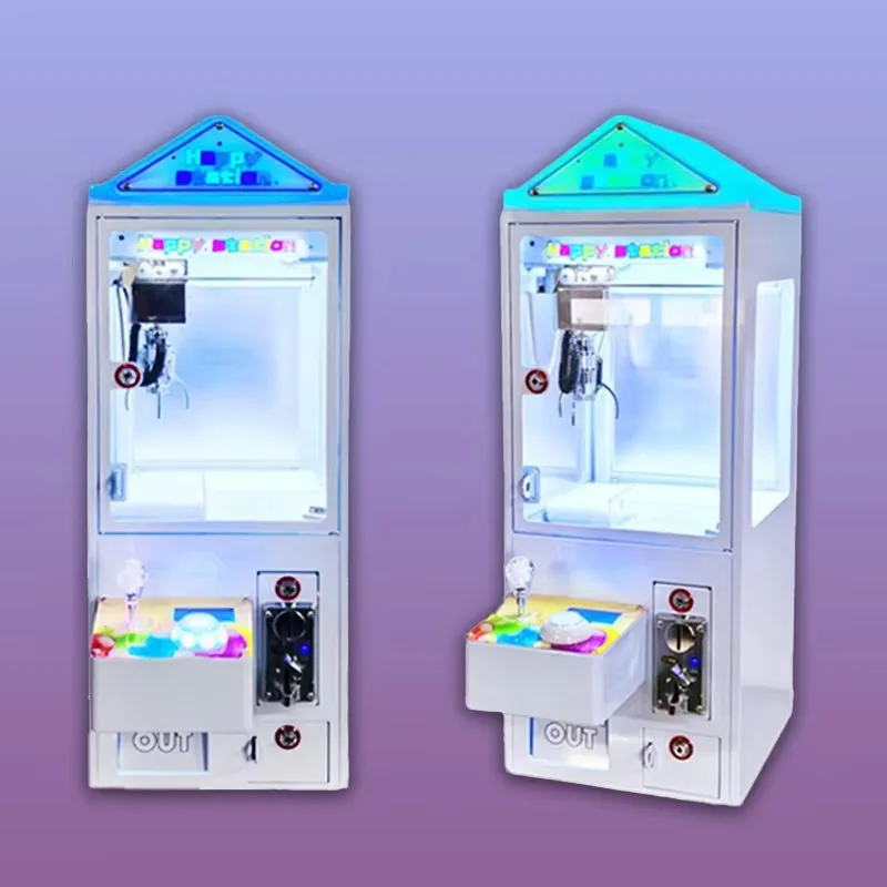 Custom Mini Machine CE Certified Coin-operated Vending Game Machine with Banknote Receiver, English Support, 110V/220V