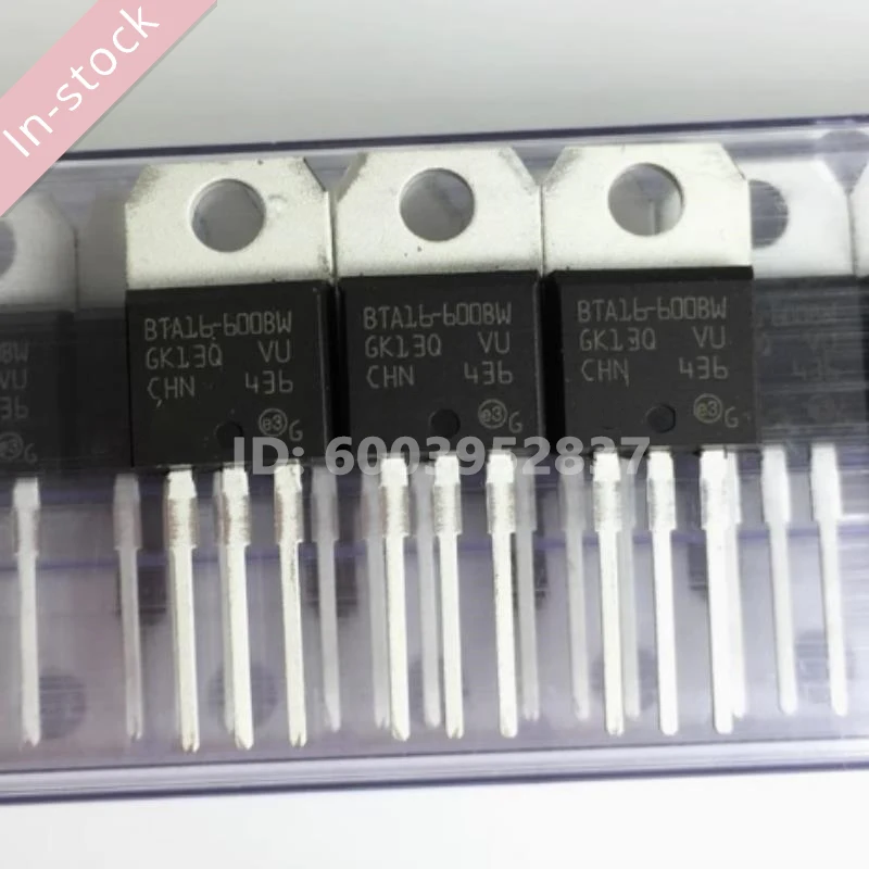 new 10PCS/BTA16-600BWRG BTA16-600BW Original Genuine Goods in Stock TO220 ic