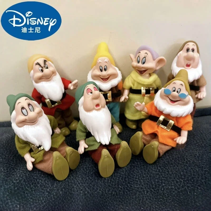 

7 шт., экшн-фигурки принцессы и семи карликов, 10 см