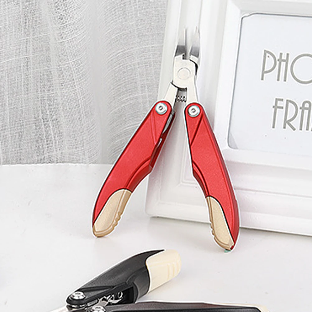

Folding Hawk Mouth Pliers Toenail Clippers Nipper Cuticle Scissors Manicure Pedicure Tool Premium ABS Stainless Steel Foldable