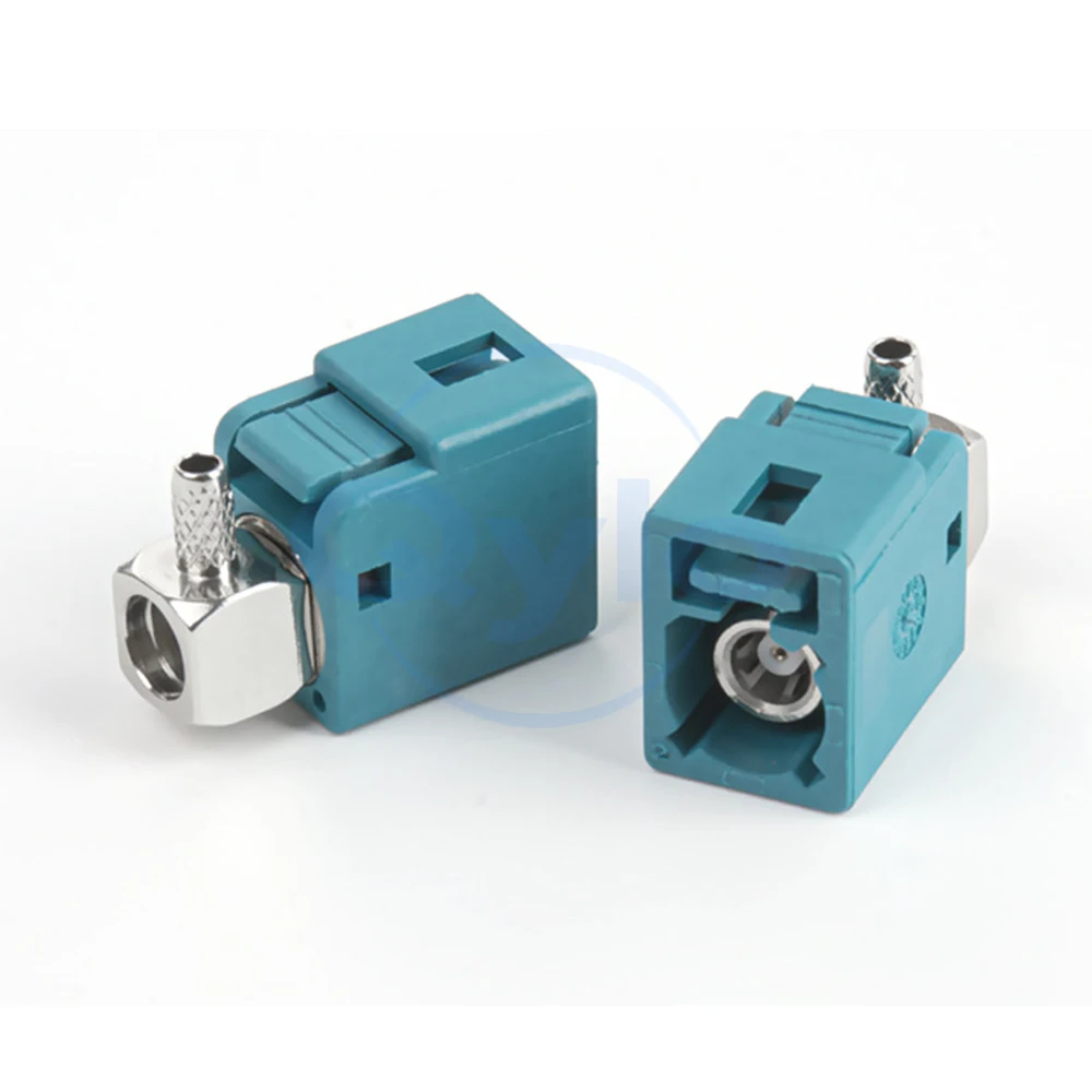 FAKRA Connector FAKRA-Z-KW1.5 Short Female Angled Automotive Connector for GPS Welded Female Head (1 pcs)