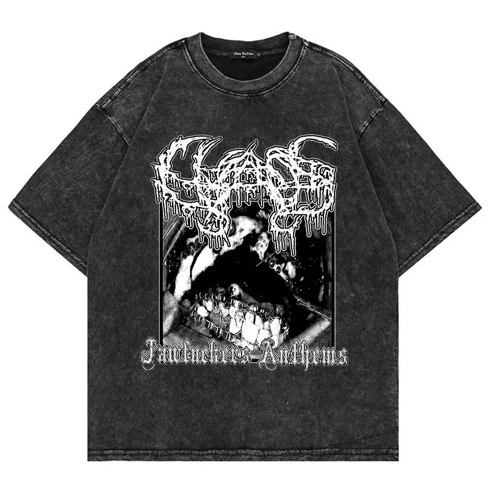 كين كارسون المزيد من الفوضى تي شيرت ميرش تأثيري النساء الرجال موضة عادية Crewneck قصيرة الأكمام الشارع الشهير تي شيرت هدية